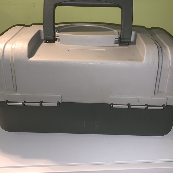 Vintage Plano tackle box loaded with bait, lures etc - Picture 5 of 10